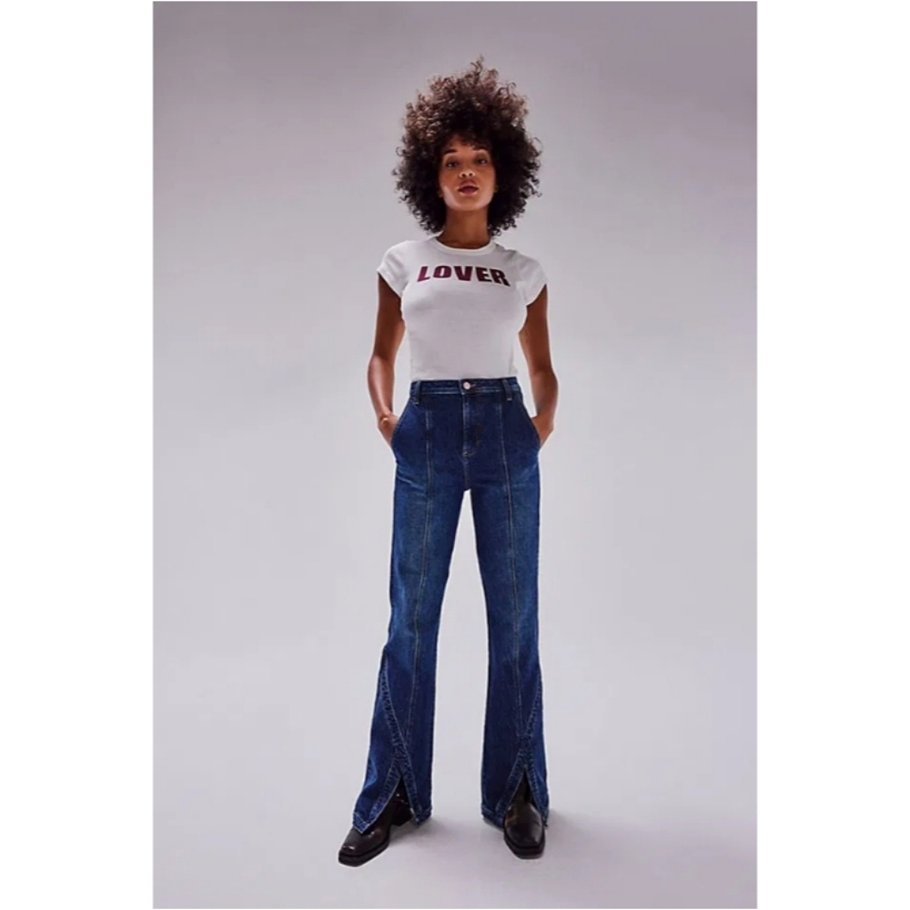 Free People CRVY Mona Flare Jeans